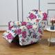 Floral Recliner Slipcovers Lazyboy Covers Couch Chair Cover 4-Pcs Set, Non Slip Reclining with Storage Pockets Furniture Protector for Living Room