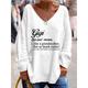 Women's Pullover Sweater Jumper V Neck Ribbed Knit Polyester Oversized Fall Winter Daily Going out Weekend Stylish Casual Soft Long Sleeve Heart Letter Maillard Orange 1 White Orange 2 S M L