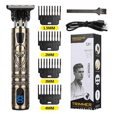 T9 USB Electric Hair Cutting Machine Professional Man Shaver Trimmer New Rechargeable Beard Trimmer Barber Hair Cutting Tools