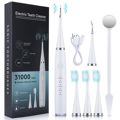 3 In 1 Smart Electric Toothbrush Set With 5 Brush Heads Tooth Care Artifact Deep Cleaning IPX7 Waterproof Travel Whitening Sensitive Domestic Premium Fashion Toothbrush Gifts Package
