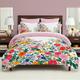 Floral Pattern Duvet Cover Set Set Soft 3-Piece Luxury Cotton Bedding Set Home Decor Gift King Queen Duvet Cover