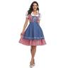 Carnival Oktoberfest Beer Costume Dress Dirndl Trachtenkleider Maid German Munich Wiesn Women's Traditional Style Cloth Dress Apron