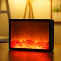 LED Flame Lantern Dynamic Lamp Simulation Fireplace Flame Night Light USB Battery Powered For Living Room Decor Halloween Classy