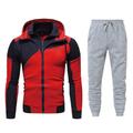 Men's Tracksuit Workout Outfits GYM Pants Gym Shirt Hooded Sports Outdoor Daily Holiday Soft Color Block 1 2 3 Activewear Streetwear Sport Fall Winter Hoodies Sweatshirts