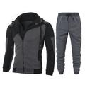 Men's Tracksuit Workout Outfits GYM Pants Gym Shirt Hooded Sports Outdoor Daily Holiday Soft Color Block 1 2 3 Activewear Streetwear Sport Fall Winter Hoodies Sweatshirts