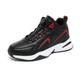 Men's Sneakers Plus Size Dad Shoes Running Walking Sporty Casual Outdoor Daily Microfiber Height Increasing Elastic Band Black / Red White BlackGray Spring Fall