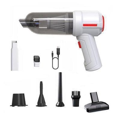 4-in-1 New Cordless Car Vacuum Cleaner Blowing and Sucking Multifunctional Strong Suction Mini Wireless Car Vacuum Cleaner Handheld Air Duster Wet Dry Use for Home Office Car Cleaning Pet Hair Cleanin