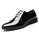 Men's Oxfords Derby Shoes Formal Shoes Dress Shoes Patent Leather Shoes Classic Daily Party Evening PU Lace-up Black Brown Spring Fall