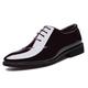 Men's Oxfords Derby Shoes Formal Shoes Dress Shoes Patent Leather Shoes Classic Daily Party Evening PU Lace-up Black Brown Spring Fall