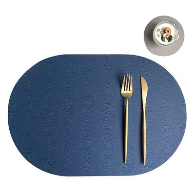 Placemats Placemat Pu Leather Table Mats Heat Resistant Waterproof Washable Outdoor Placemats for Wedding Kitchen Dining Patio Table Decorations