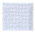 Square Shower Mats - 21 x 21 inch Non Slip Bathtub Mat with Suction Cup, Safety Shower Stall Mats for Kids Elderly, Shower Mat with Drain Holes, Machine Washable