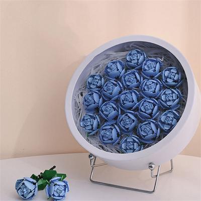 Women's Day Gifts Qixi Gift Heart-shaped Cuddle Bucket Immortal Flower Building Block Flower Rose Assembly Gift Boudoir Expressing Love Flower Box Valentine's Day Mother's Day Gifts for MoM