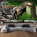 Dinosaur Ancient Forest Wall Tapestry Animal Art Decor Photograph Backdrop Blanket Curtain Hanging Home Bedroom Living Room Decoration