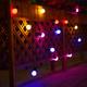 LED Bulb String Lights Outdoor 5m 10m 20m String Lights 50 100 150 LEDs 2835 SMD 1 Set Warm White Multi Color Party Decorative Holiday 100-240 V