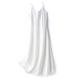 Women's Slip Lingerie Pajamas Nightgown Nightshirt Dress Pure Color Simple Casual Comfort Home Daily Bed Satin Breathable Straps Fall Winter Black White