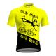 21Grams Men's Cycling Jersey Short Sleeve Bike Top with 3 Rear Pockets Mountain Bike MTB Road Bike Cycling Breathable Quick Dry Moisture Wicking Reflective Strips Black / Orange Black Yellow Graphic