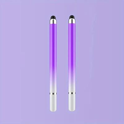 2 Pack 2 In 1 Stylus Pen Cellphone Tablet Capacitive Touch Pencil For Iphone Samsung Universal Android Phone Drawing Screen Pencil