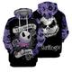 The Nightmare Before Christmas Jack Skellington Hoodie Cartoon Manga Anime Front Pocket Graphic Hoodie For Couple's Men's Women's Adults' 3D Print Casual Daily