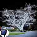 Outdoor Solar LED String Lights 10/20/30/50/100m Waterproof Christmas String Lights Festive Lighting Outdoor Tree Lights Wedding Party Christmas Tree Garden Outdoor Flower Street House Decoration