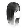 Wig Female Head Replacement Piece Real Hair Needle Air Bangs Replacement Block Real Hair Wig Piece