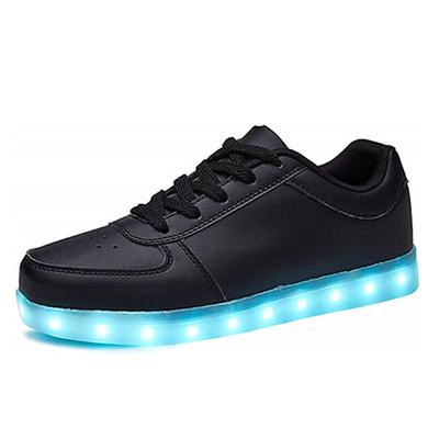 Gold LED Light Up Sneakers for Men and Women – USB Rechargeable Shiny Party Shoes with Glow Sole for Dancing, Festivals, Nightclubs, and Halloween
