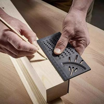 Multi-functional Woodworking Three-dimensional Positioning Ruler Mitre Angle Measure 3d Angle Measurement Shape Ruler