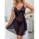 Ladies Sexy Lingerie Lace Hollow Out Sleeveless Lingerie