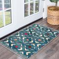 Geometric Abstract Runner Rug Kitchen Mat Non-Slip Oil Proof Rug Indoor Outdoor Mat Bedside Bedroom Decor Bathroom Mat Entrance Rug Door Mat