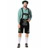 Oktoberfest Beer Costume Lederhosen Shirt Bavarian Bavarian German Wiesn Men's Traditional Style Cloth Blouse Shorts Hat