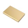 1 PC Change Purses Credit Card Holders Business Card Holder Case Stainless Steel Metal Shell Name Card Holder Waterproof Pocket Multi Function for Women Men