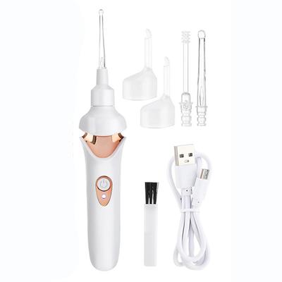Electric Ear Cordless Safe Vibration Painless Vacuum Ear Wax Pick Cleaner Remover Spiral Ear Cleaning Device Dig Wax Earpick