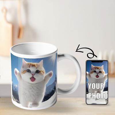 Personalized Photo Coffee Mug - Pet Custom Mug Gift for Family Christmas Gift Mug Ceramic Mug 11oz