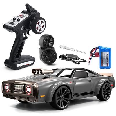 Full Scale Electric 4WD High Speed Muscle Drift Car Demon Eye RC Model Racing 38kmh