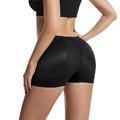 Women's Leggings Scrunch Butt Shorts Plain Short High Elasticity Fashion Daily Black Apricot S M