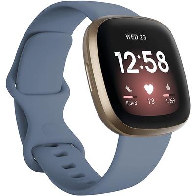 1 pcs Smart Watch Band for Fitbit Versa 3 / Fitbit Sense Silicone Smartwatch Strap Soft Breathable Sport Band Fitness Replacement Wristband