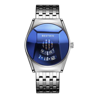 New Bestwin Dr. Tong Brand Men'S Watch Automatic Black Technology Student Watch Jittery Net Red Quartz Waterproof Men'S Wristwatch