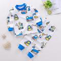 Kids Boys 2 Pieces T-shirt Pants Long Sleeve Owl A01 A02 Animal Cartoon Crewneck Summer Spring Basic Home 3-7 Years