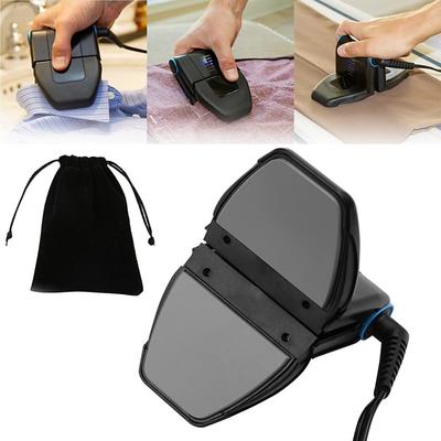 2023 Portable Travel Foldable Electric Iron, Mini Electric Iron for Clothes, Small Household Handheld Hanging Iron, Mini Garment Ironing Machine, Black