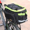 13 L Bike Trunk Bag with Rain Cover Bicycle Rack Rear Carrier Bag Extendable Large Capacity Saddle Bags Waterproof Bicycle Rear Rack Luggage Carrier Perfect for Cycling Traveling Camping Outdoor