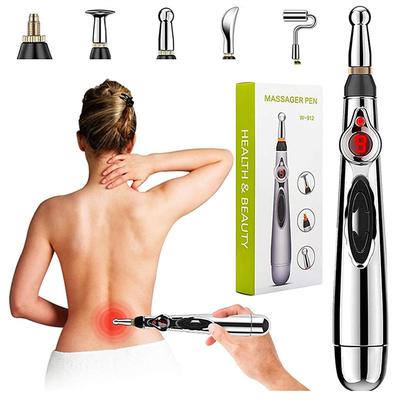 Acupuncture Pen 5 in 1 Electronic Acupuncture Pen Meridian Energy Pulse Massage PenMulti-Function Massage Pen Tools for Massage Energy Therapy Pain Relief1 x AA Battery (Not Included)