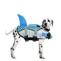 Dog Life Jacket Ripstop Pet Flotation Vest Saver Mermaid Swimsuit Shark Preserver for Water Safety at The Pool Beach Boating Hunting