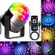 Mini Dj Disco Ball Party Stage Lights Led 7Colors Effect Projector Equipment for Stage Lighting with Remote Control Sound Activated for Dancing Christmas Gift KTV Bar Birthday