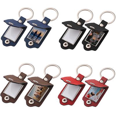 Blank Heat Transfer Printing Leather Case Photo Frame Keychain Laser Multifunctional Diy Leather Key Leather Case Photo Pendant 70 50cm Personalized custom made Case