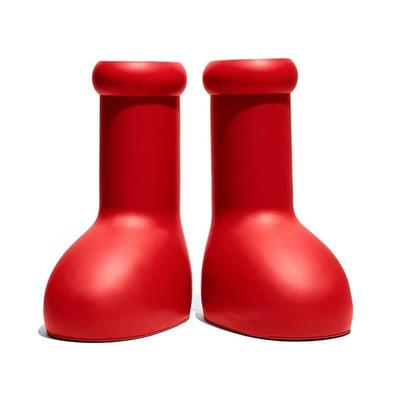Big Red Boot Astro Boy Toy Fashion Boots Shoes Unisex Rubber Boots Men's Women's Boot Anime Creative Big Red Shoes Water Raining Day