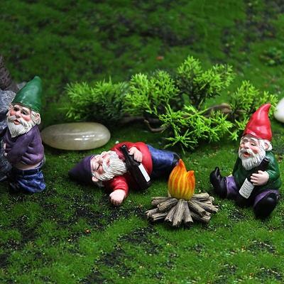 Outdoor Landscape Ornaments, Personality Garden Ornaments, Elf Resin Crafts