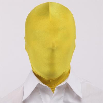 2 Pieces Full Face Mask BW 2nd Skin MasksHalloween Spandex Hood for Unisex Cloth