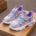 Girls' Sneakers Daily Casual Breathable Mesh Non-slipping Big Kids(7years ) Little Kids(4-7ys) School Walking Rabbit Pink Purple Summer Spring Fall