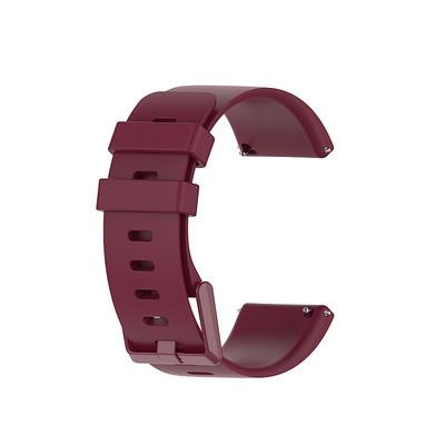 Watch Band for Fitbit Versa Lite / Fitbit Versa 2 /Fitbit Versa / Fitbit Versa SE Modern Buckle Silicone Wrist Strap Sport band