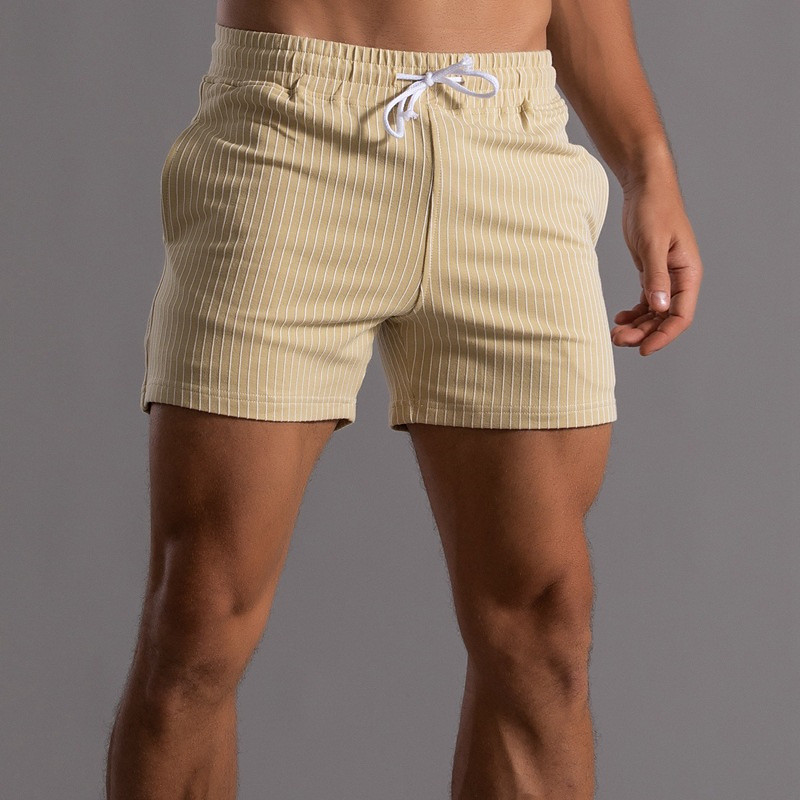 Men's Shorts Chino Shorts Bermuda shorts Work Shorts Workout Shorts Pocket Drawstring Elastic Waist Plain Comfort Breathable Short Sports Outdoor Daily Stylish Casual / Sporty ArmyGreen Black