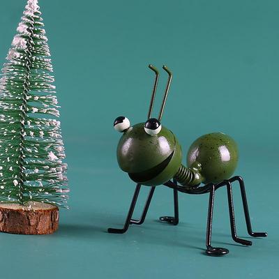 1pc Creative Iron Art Ant Animal Ornament, Home Decor